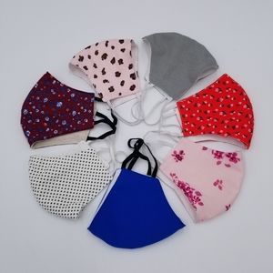 7pcs Handmade Fabric Face Masks